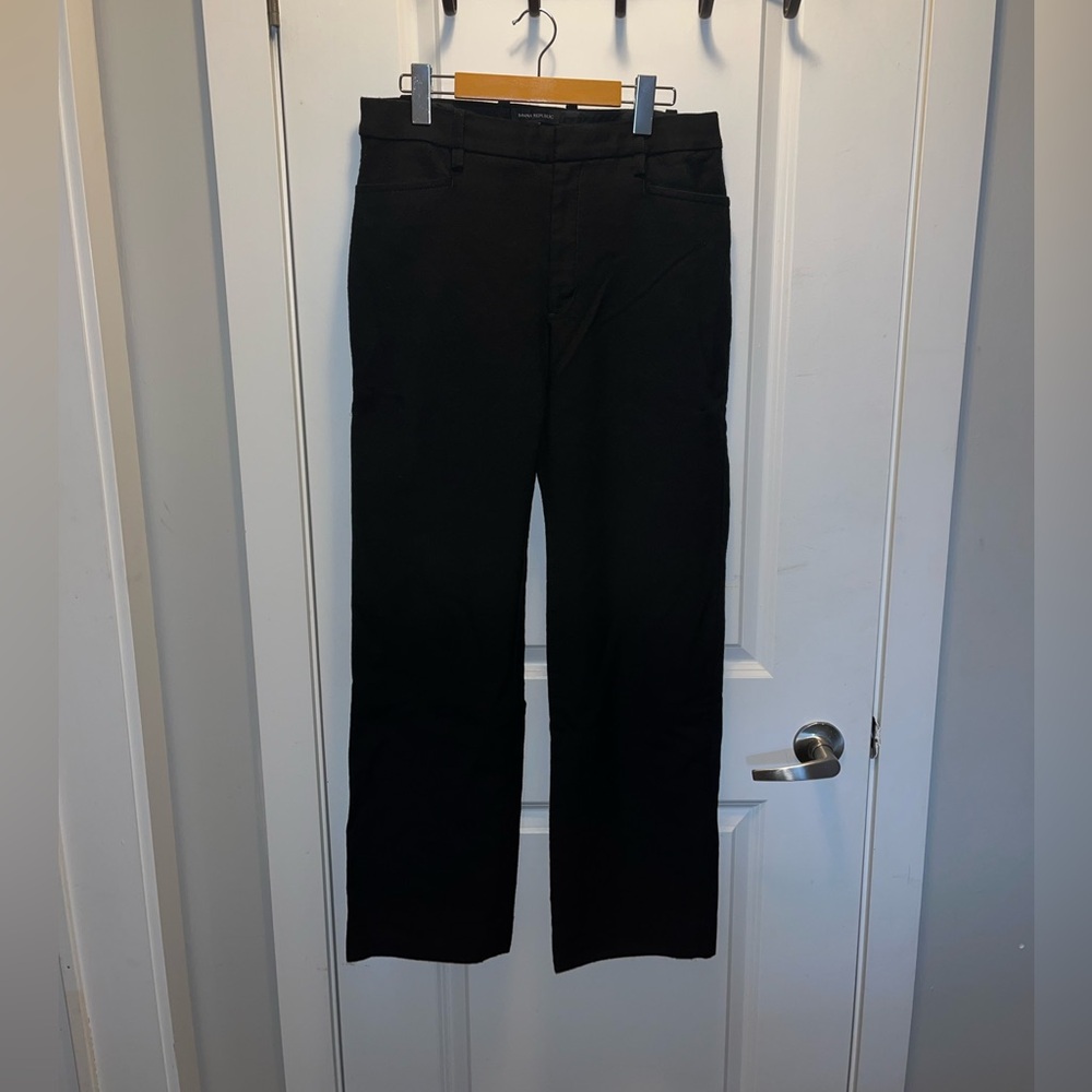 Banana Republic Navy Blue Wool Trousers Size 32